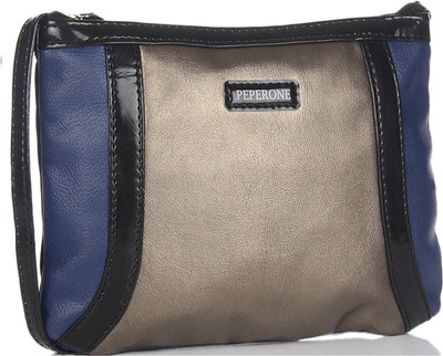 

Peperone Women Casual Gold PU Sling Bag