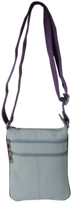 

Style 98 Women Casual Grey Genuine Leather Sling Bag