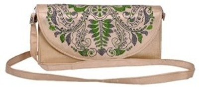 

Hawai Women Casual Beige Cotton Sling Bag