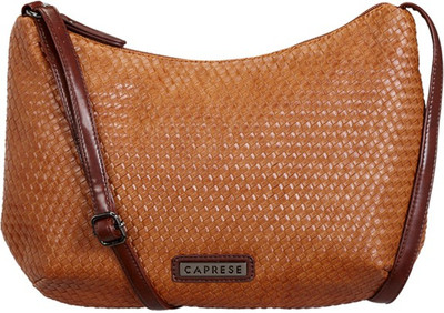 

Caprese Women Casual Brown Leatherette Sling Bag