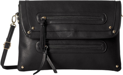 

Stella Ricci Women Casual Black PU Sling Bag