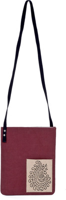 

Natural Furnish Girls Casual Multicolor Cotton Sling Bag