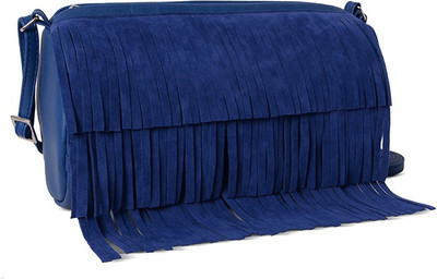 

Baggit Women Casual Blue Leatherette Sling Bag