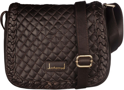 

Justanned Women Casual Brown Genuine Leather Sling Bag