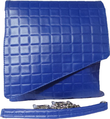 

Berries Women Casual Blue PU Sling Bag