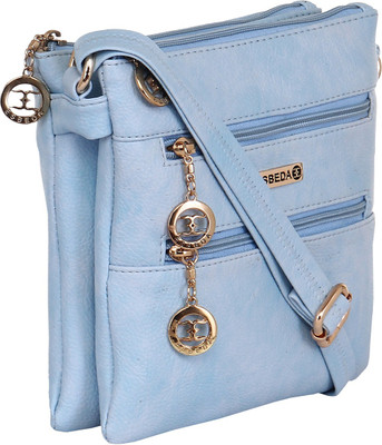 

Esbeda Women Casual Blue Leatherette Sling Bag