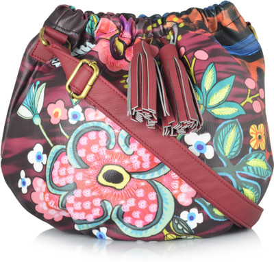 

Shaun Design Girls Maroon Leatherette Sling Bag