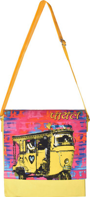 

Fatfatiya Women Casual Multicolor Canvas Sling Bag