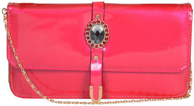 Nxt Gen Girls Pink Leatherette Sling Bag