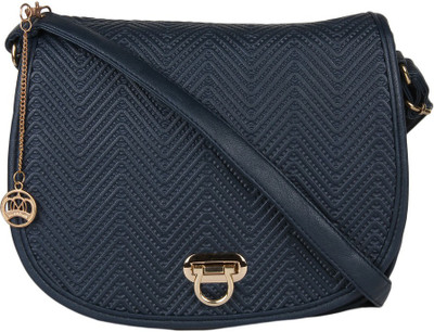 

Moedbuille Women Casual Blue PU Sling Bag