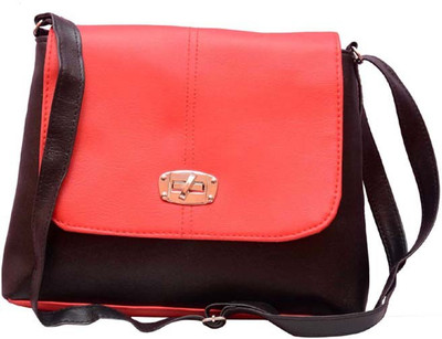 

Styleworld Women Casual Black PU Sling Bag