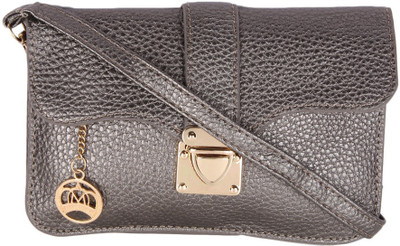 

Moedbuille Women Casual Grey PU Sling Bag