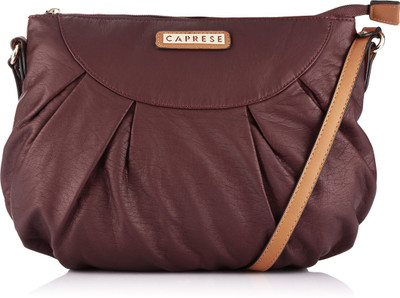 

Caprese Women Casual Brown Leatherette Sling Bag