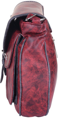 

Nxt Gen Girls Casual Red Leatherette Sling Bag