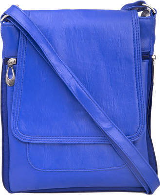 

Skyways Men Casual Blue Leatherette Sling Bag