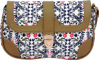 

Kanvas Katha Women Casual Multicolor Canvas Sling Bag