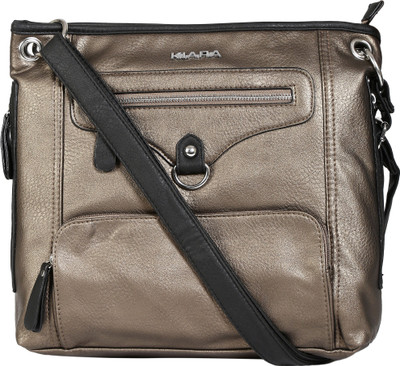 

Kiara Women Casual Brown Leatherette Sling Bag