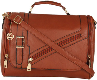 

Moedbuille Women Casual Brown PU Sling Bag