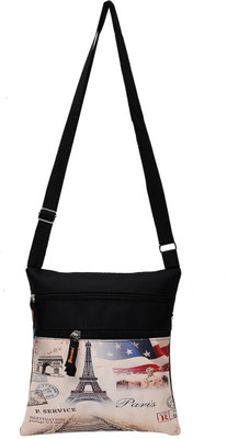 

Hawai Women Casual Black, Beige Polyester Sling Bag, Beige;black