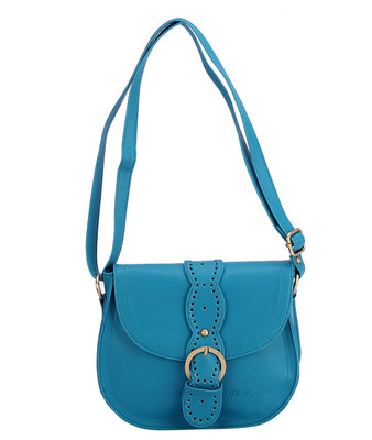 

The Zoya Life Women Casual Blue PU Sling Bag