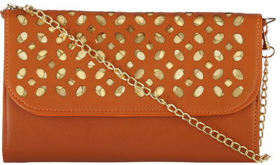 

Fantosy Women Casual Tan PU Sling Bag