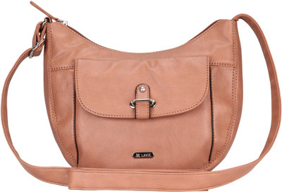 

Lavie Women Casual Pink Leatherette Sling Bag