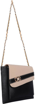 

MOOI-ZAK Women Evening/Party Black PU Sling Bag