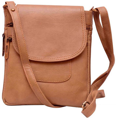 

Styleworld Women Casual Tan PU Sling Bag