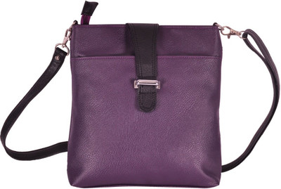 

Hawai Women Casual Purple PU Sling Bag