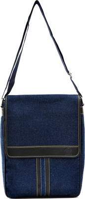 

Vbee's Girls Casual Blue Denim Sling Bag