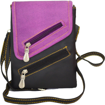 

JG Shoppe Women Casual Black Polyester Sling Bag