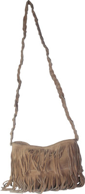 

Moda Desire Women Casual Brown Genuine Leather Sling Bag