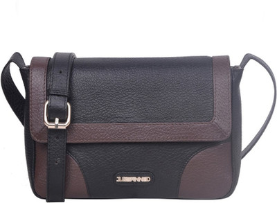 

Justanned Women Casual Black Genuine Leather Sling Bag