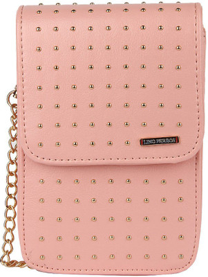 

Lino Perros Women Casual Pink Leatherette Sling Bag