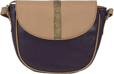 

LAPIS-O- LUPO Women Casual Purple PU Sling Bag
