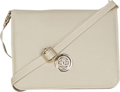 

Freya Girls Casual Beige PU Sling Bag