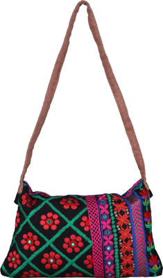 

Bhama Couture Women Multicolor Silk Sling Bag