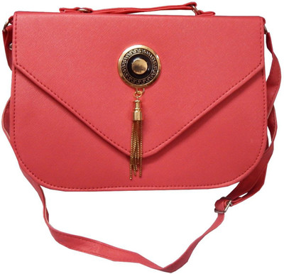 

Navaksha Women Pink PU Sling Bag