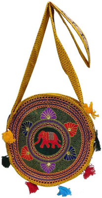 

Laviva Women Casual Multicolor Cotton Sling Bag
