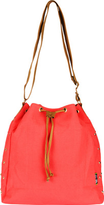 

Kanvas Katha Women Casual Orange Canvas Sling Bag