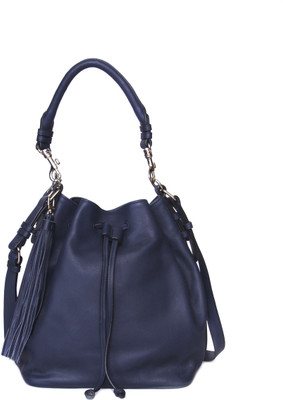 

Romari Women Casual Blue Genuine Leather Hand-held Bag