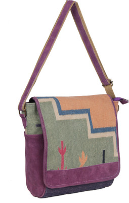 

Jaipur Textiles Hub Women Multicolor Cotton Sling Bag
