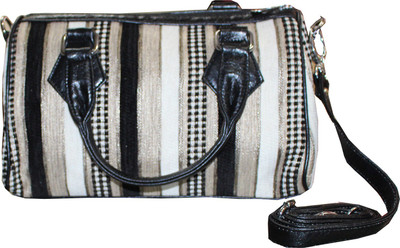 

Aazi Women Casual Black Jute Sling Bag