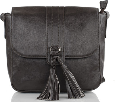 

Yelloe Women Brown PU Sling Bag