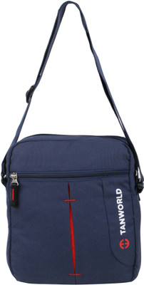 

Tanworld Boys Casual Blue Polyester Sling Bag