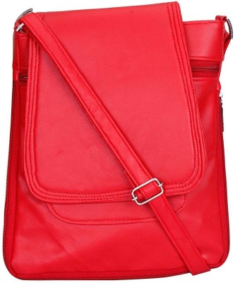 

MAEVA Women Casual Red Rexine Sling Bag