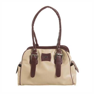 

Goodwill Leather Art Women Casual Beige, Brown PU Shoulder Bag