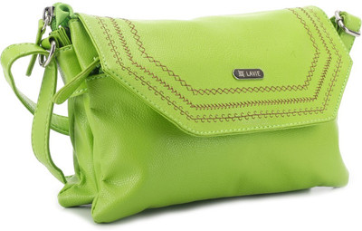

Lavie Women Casual Green Polyester Sling Bag
