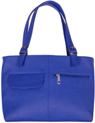 

Giant Roots Women Casual Blue Leatherette Shoulder Bag
