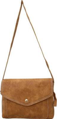 

Heels & Handles Women Casual Brown PU Sling Bag
